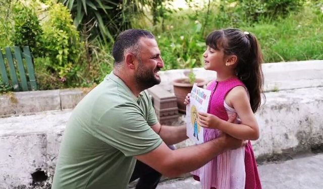 Madenci babaya, kızından sürpriz