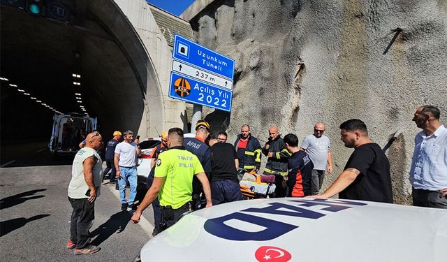 Zonguldak'ta, yürekleri ağza getiren kaza!