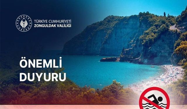4 gün denize girmek yasak!
