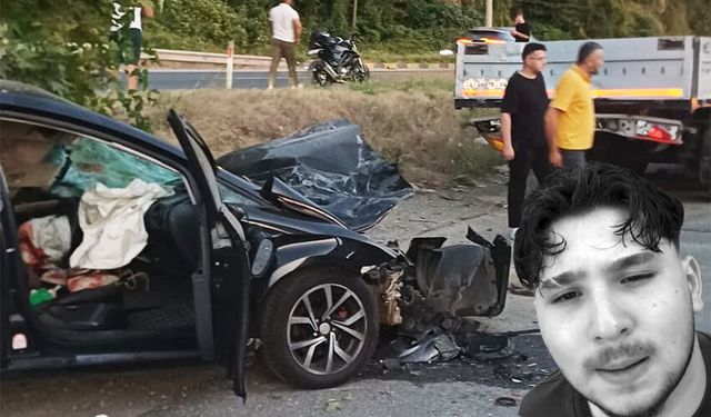 18 yaşındaki sürücü, hayatını kaybetti!