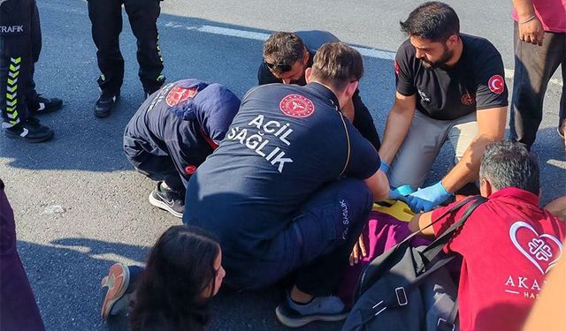 Otomobilin çarptığı 2 yaya yaralandı!