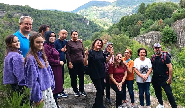 Gazeteciler, Kayalıdere Şelaleleri'ni gezdi