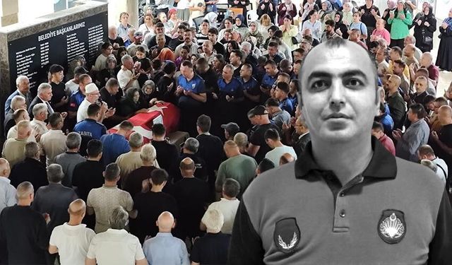 Vefat eden Zabıta Memuru için tören düzenlendi