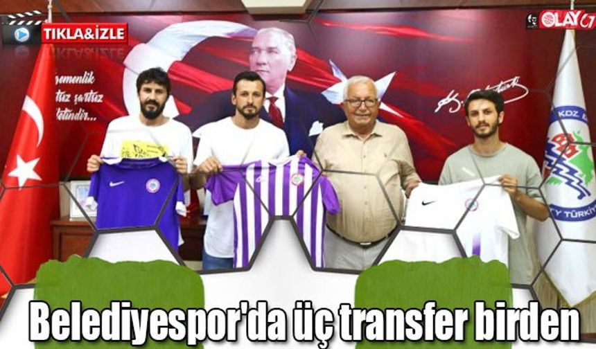 Kdz. Ereğli Belediyespor'da üç transfer birden