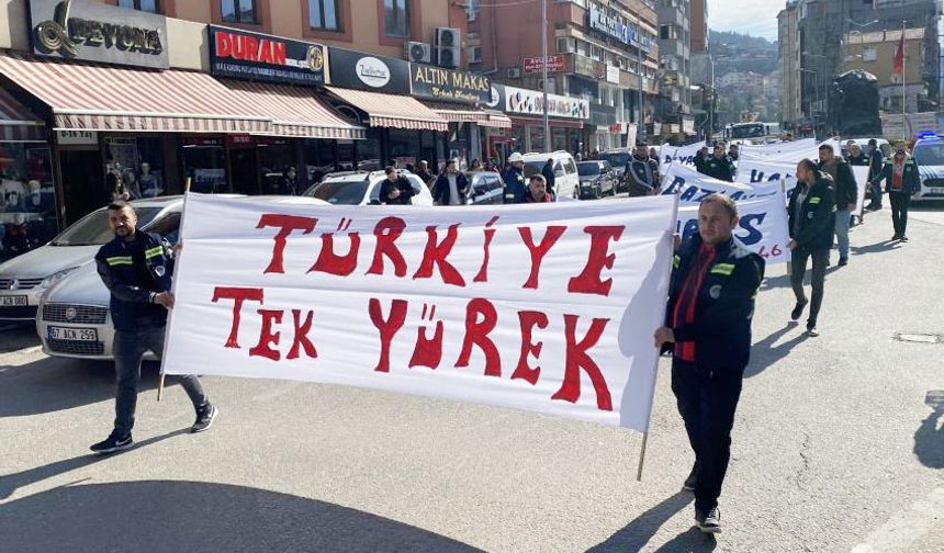 Dostluk maçı öncesinde anlamlı hareket