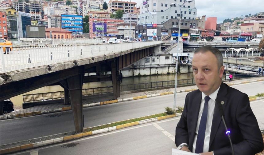 Zonguldak'ta, 65 yıllık köprü yıkılacak