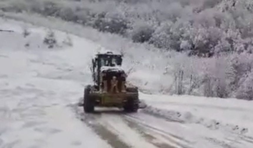 26 köy yolu kar nedeniyle kapalı