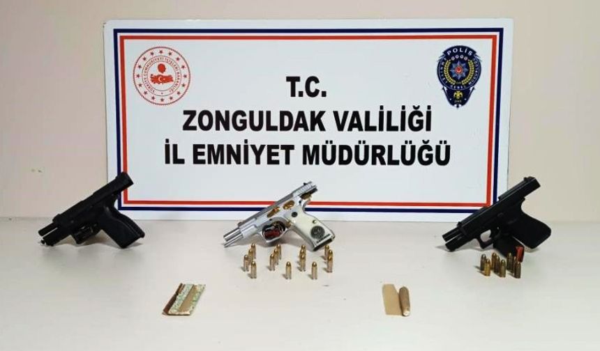 Zonguldak'ta "silah ve mühimmat" operasyonu!