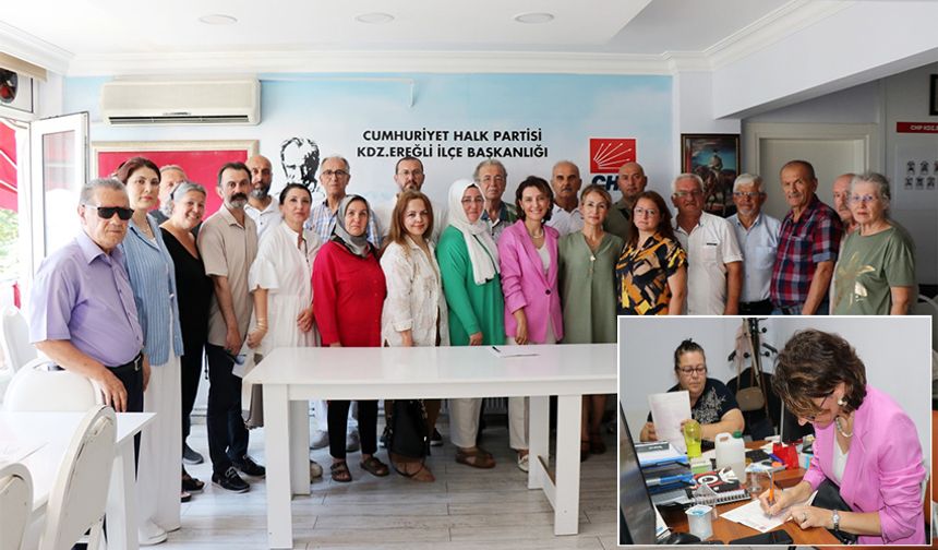 Balbaloğlu ve ekibi, CHP'ye üye oldu