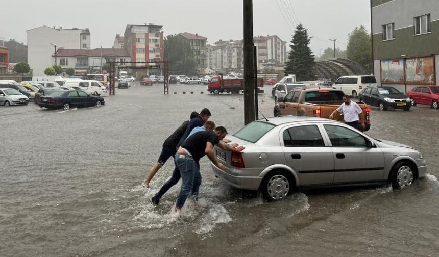 Çaycuma, sular altında!