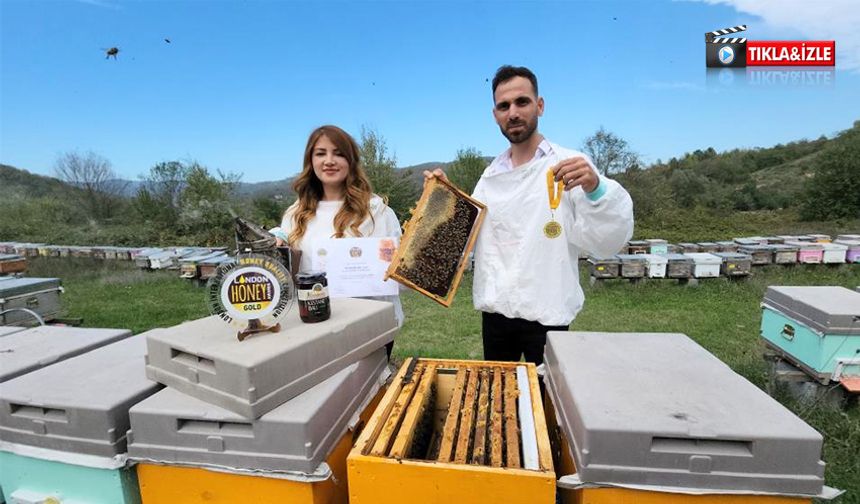 Zonguldak kestane balı, 'altın bal' ödülü aldı