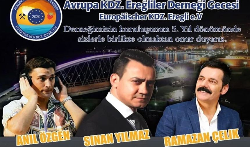 Avrupa Karadeniz Ereğliler Derneği, 5'inci yılını kutlayacak