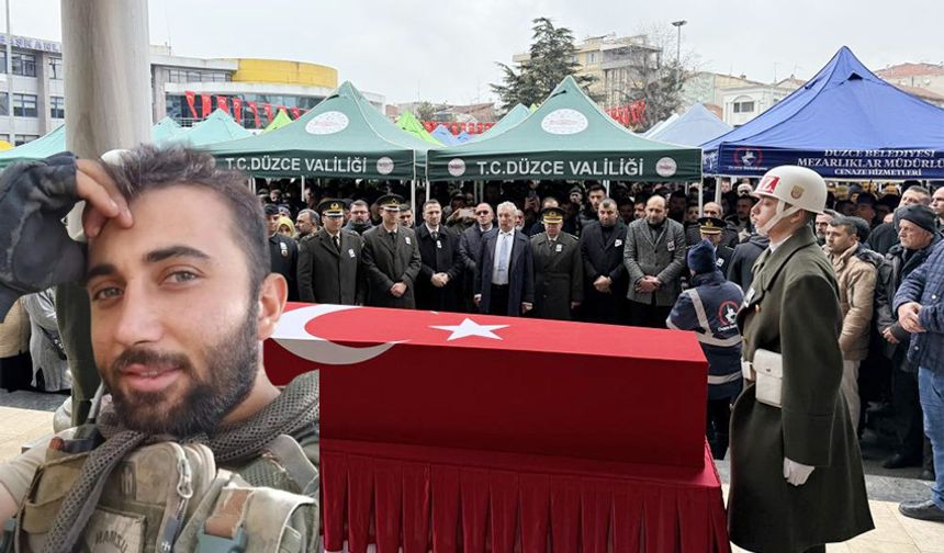 Şehit Mustafa Bazna, son yolculuğuna uğurlandı