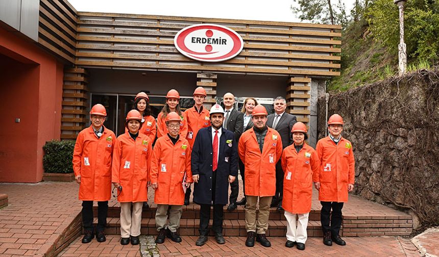 Dünya çelik sektörünün temsilcileri Erdemir’de