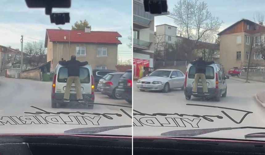 Yaptığı tehlikeli yolculuk 'pes' dedirtti!