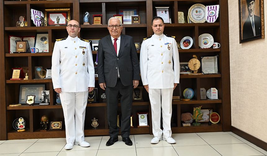 Komutanlar, Başkan Posbıyık'ı ziyaret etti