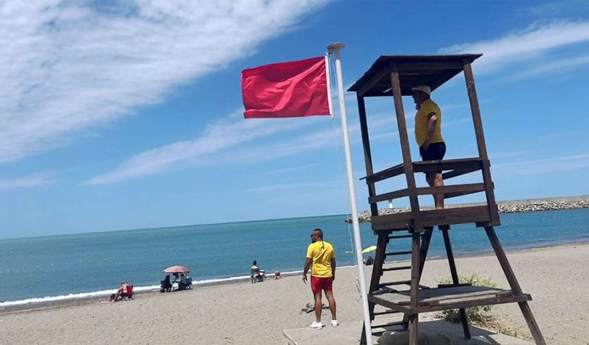 Filyos'ta denize girmek yasaklandı