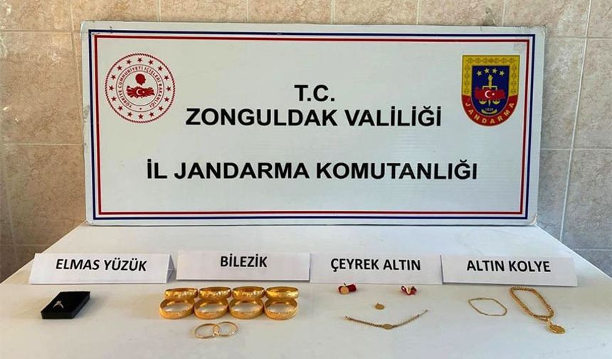 Zonguldak’ta çalınan ziynet eşyaları, Bolu’da bulundu!