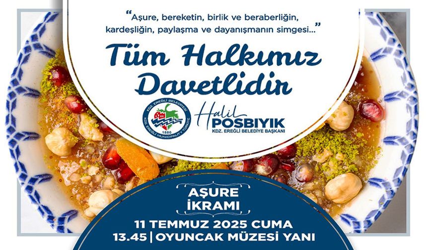 Belediye, aşure ikramında bulunacak