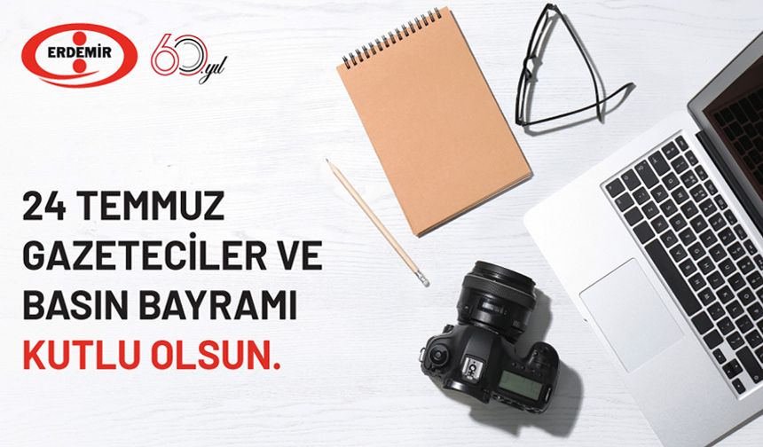 Erdemir, gazetecileri kutladı