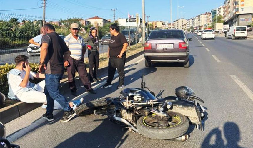Ereğli’de motosiklet kazası: 1 yaralı!