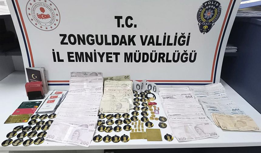 Kozlu'da, kuyumcuları dolandıran 2 kişi tutuklandı