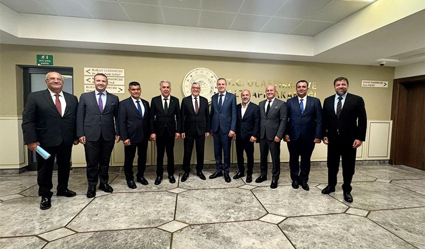 İMEAK DTO'dan Ulaştırma ve Altyapı Bakanlığı’na ziyaret