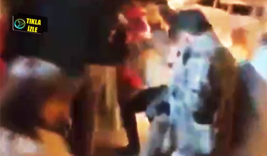 Düğünde korku dolu anlar!