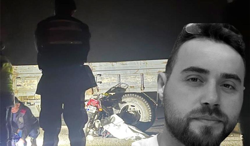 Motosiklet, traktöre çarptı: 1 ölü!