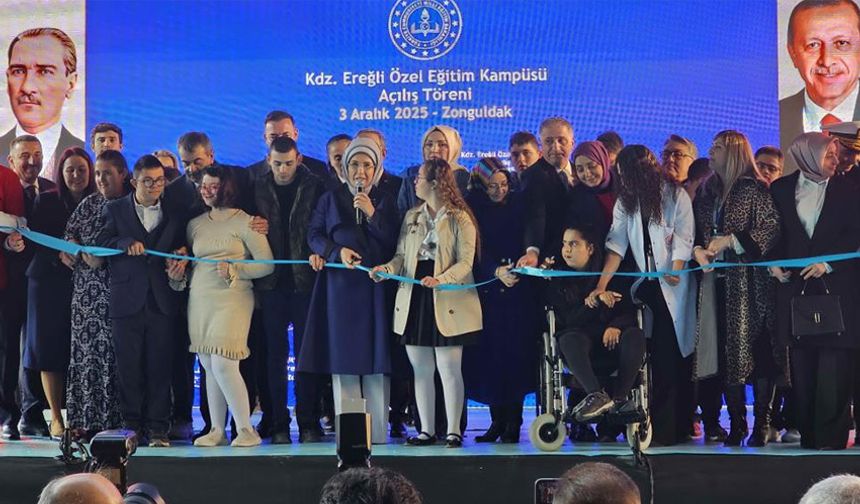 Emine Erdoğan, Ereğli’de açılışa katıldı