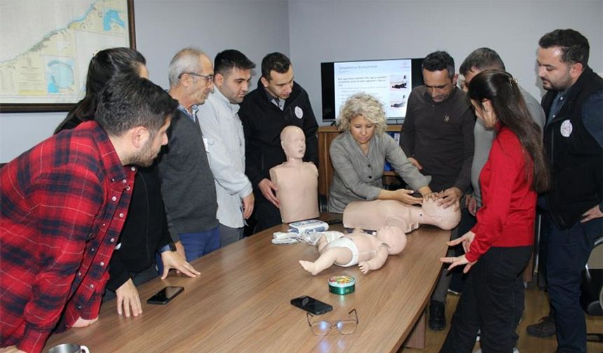 Liman personeline ilkyardım eğitimi