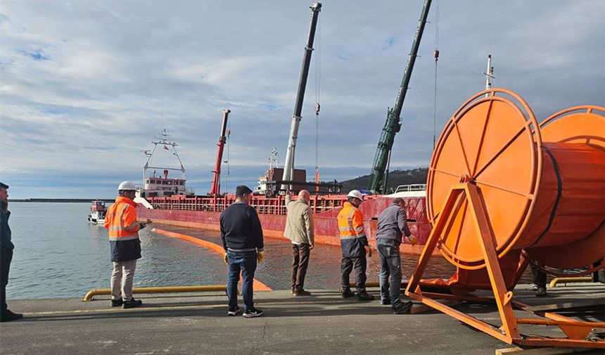 Limanda tatbikat yapıldı