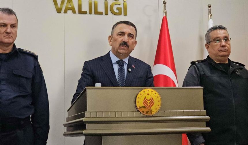 Vali Hacıbektaşoğlu, asayiş istatistiklerini paylaştı