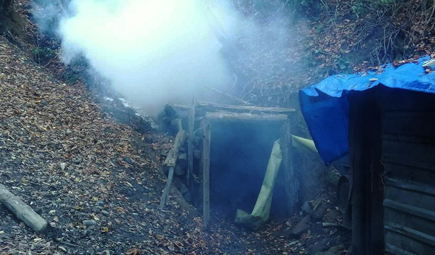 4 kaçak ocak imha edildi