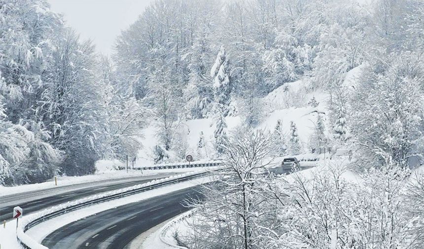 Zonguldak'ta karın iki yüzü: Güzellik ve zorluk bir arada