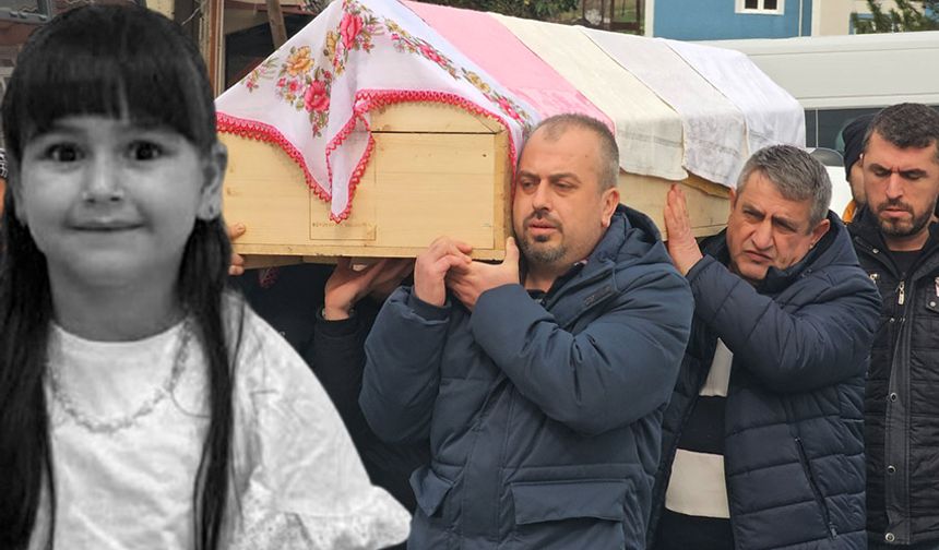 Küçük Elanur, gözyaşları arasında defnedildi