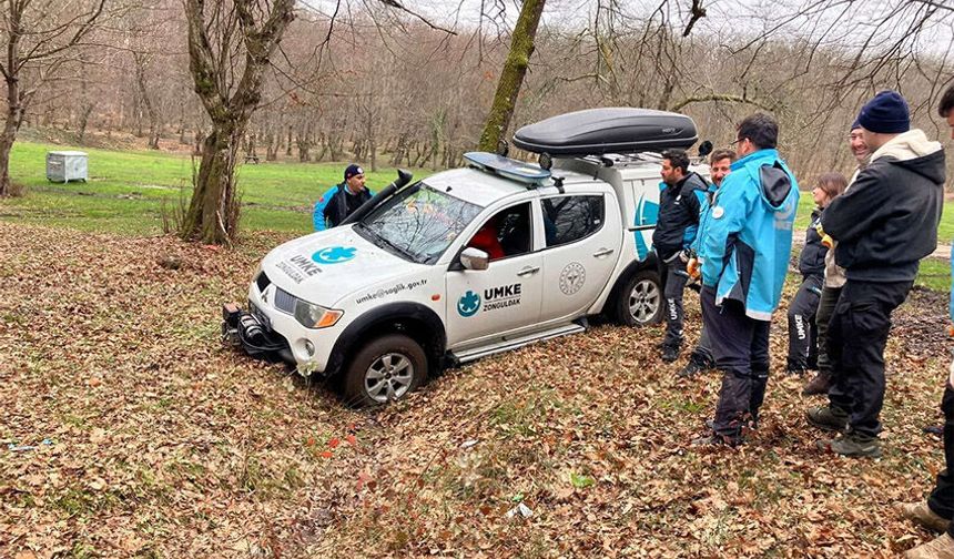 UMKE personeline, zorlu arazi eğitimi