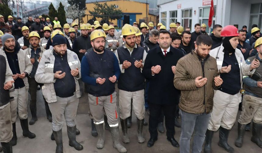 Armutçuk maden şehitleri, dualarla anıldı