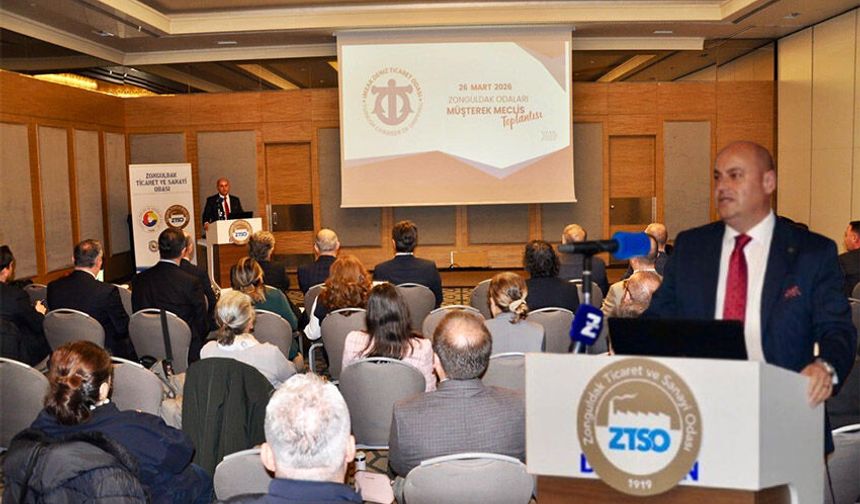 Başkan Ünlüer, müşterek toplantıda sunum yaptı