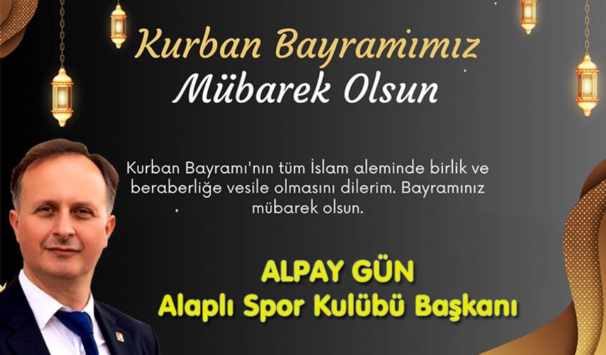 Başkan Gün'den bayram kutlaması