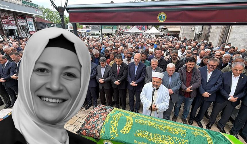 Emine Çift, toprağa verildi