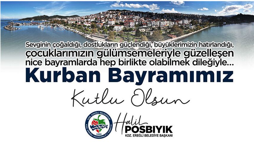 Başkan Posbıyık, halkın bayramını kutladı