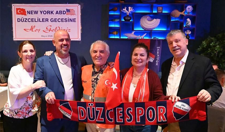 İş insanı Durdu, ABD'deki Düzcelileri bir araya getirdi