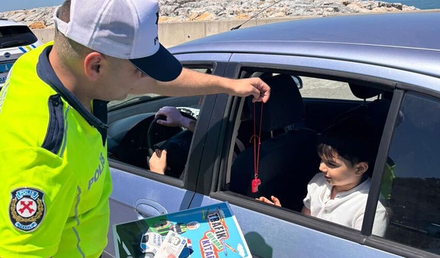 Zonguldak polisinden bayramda trafik denetimi