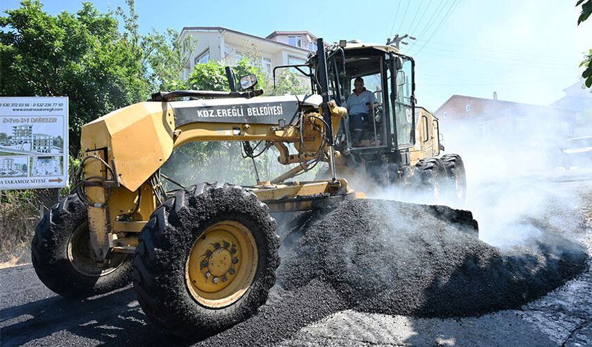 Asfalt çalışmaları Bağlık'tan başladı