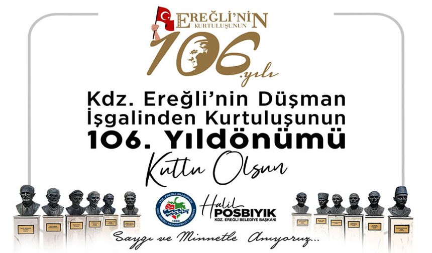 Başkan Posbıyık'tan "kurtuluş" mesajı
