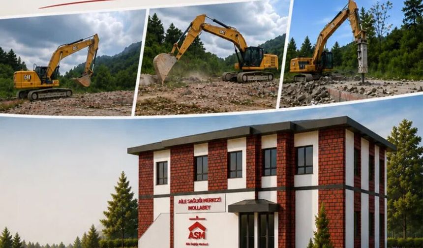 Mollabey'de yeni sağlık tesisi için inşaat çalışmaları başladı