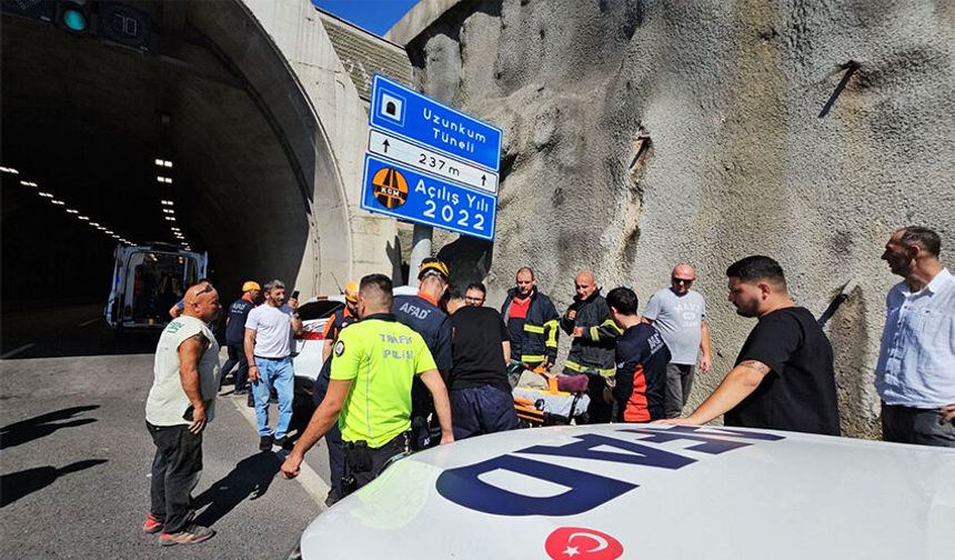 Zonguldak'ta, yürekleri ağza getiren kaza!