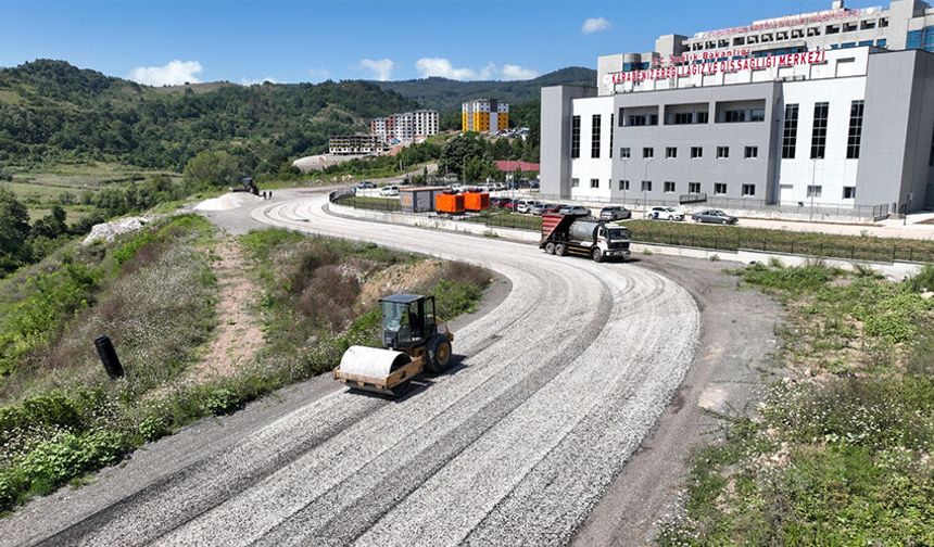Emisyon asfalt çalışmaları başladı