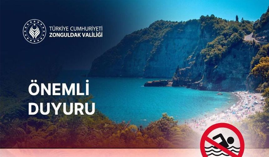 Denize girişler yasaklandı!